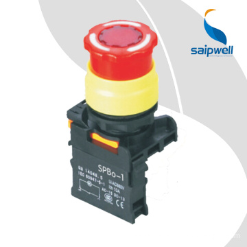 Saip/Saipwell Factory Precio IP65 Interruptor de botón de emergencia de emergencia